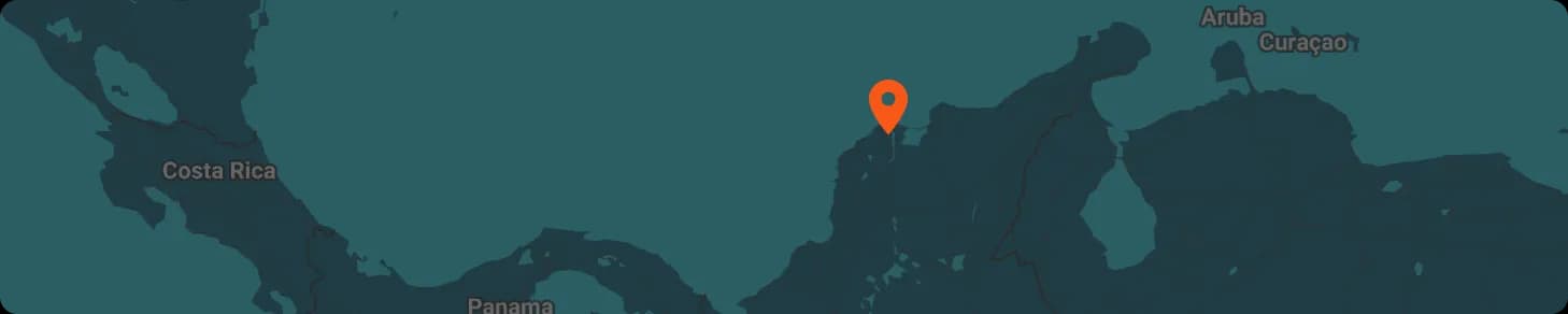 Carte de Barranquilla, Colombie