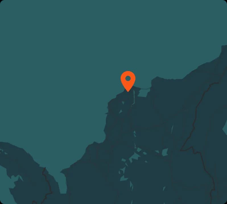 Mapa de Barranquilla, Colombia